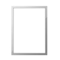 A3 & A4 Magnetic Photo Frame – Self-Adhesive Display Board Magnetic Picture Frame Axl Silver 8.5x11inch