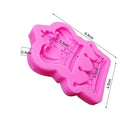 3D Crown Silicone Mold – Princess Fondant & Candy Cake Mold Silicone Baking Mold Axl Red