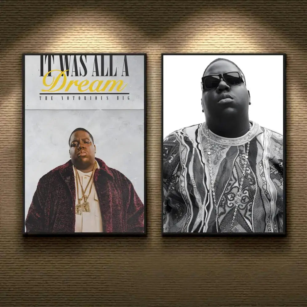 Notorious B.I.G Wall Poster Sticker – HD Print Mural Decal Wall Poster Sticker Axl