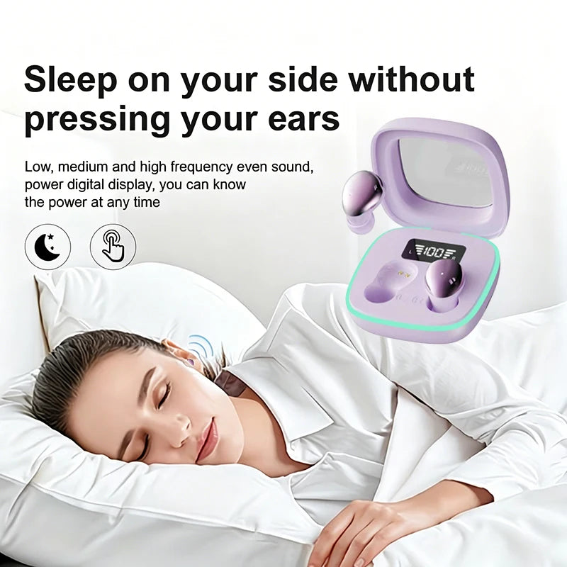 B51 Wireless Bluetooth Sleeping Earbuds | Mini Invisible TWS Wireless Earbuds Axl