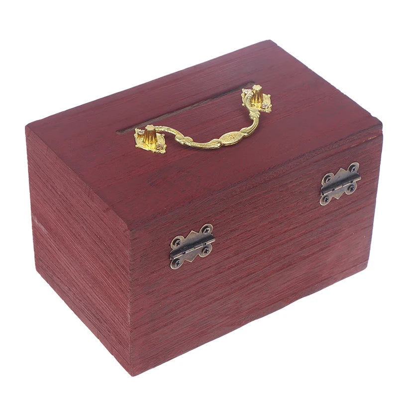 Wooden Password Lock Piggy Bank – Coin & Money Saving Box Wooden Piggy Bank Axl