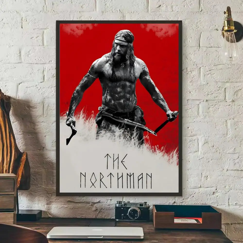 The Northman Movie Poster Wall Sticker – HD Art Decal Wall Art Decal Axl Black17 21X30cmNoframe