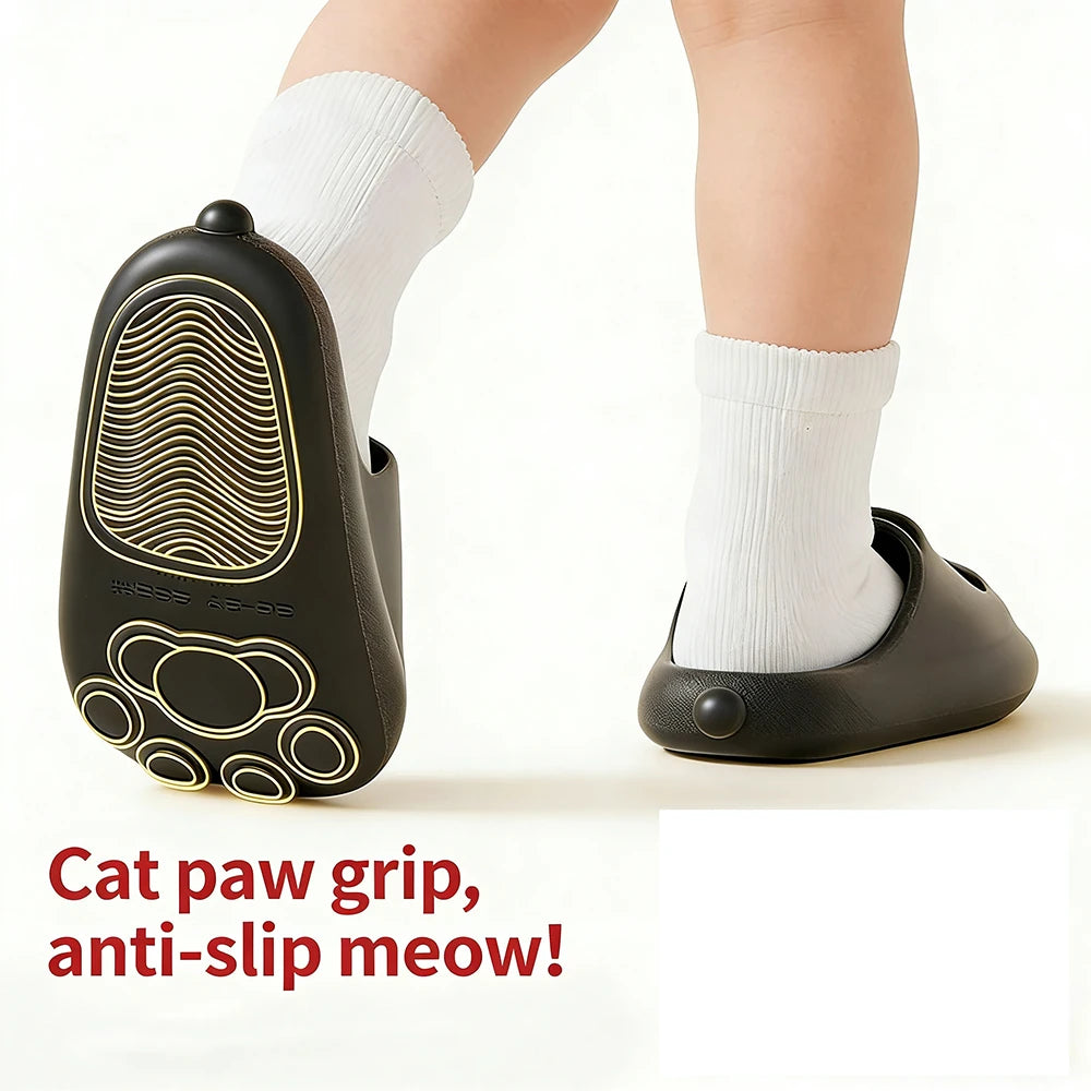 Kawaii Cat Family Matching Slippers – Parent & Child Home Slides Family Matching Slippers Axl