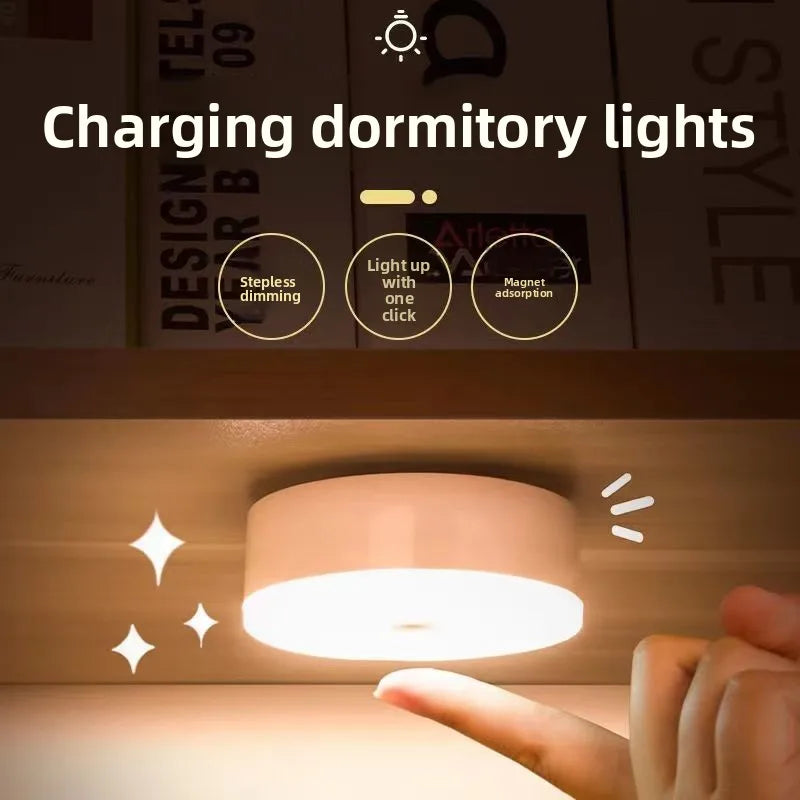 USB Rechargeable LED Night Light – Touch Sensor Magnetic Wall Lamp LED Night Light Axl