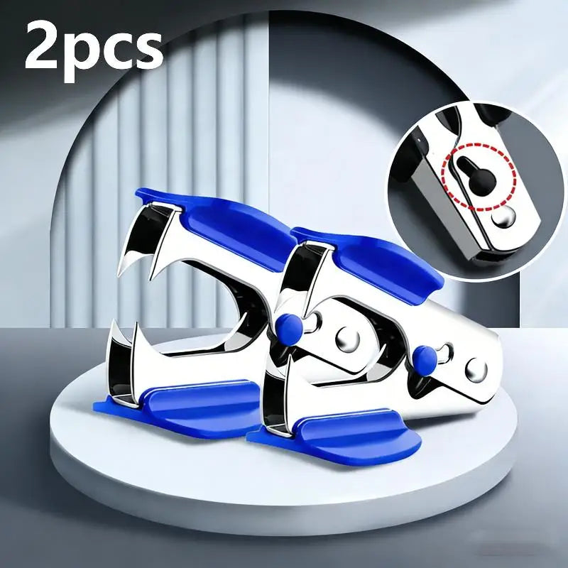 2-Pack Portable Staple Remover with Safety Lock | Office & Home Staple Remover Axl A4
