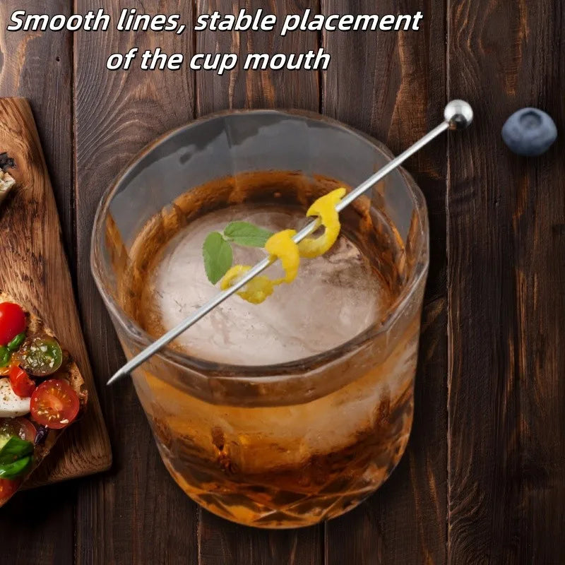 Stainless Steel 304 Cocktail Picks – Fruit Skewer Set 10/50/100 Cocktail Picks Axl