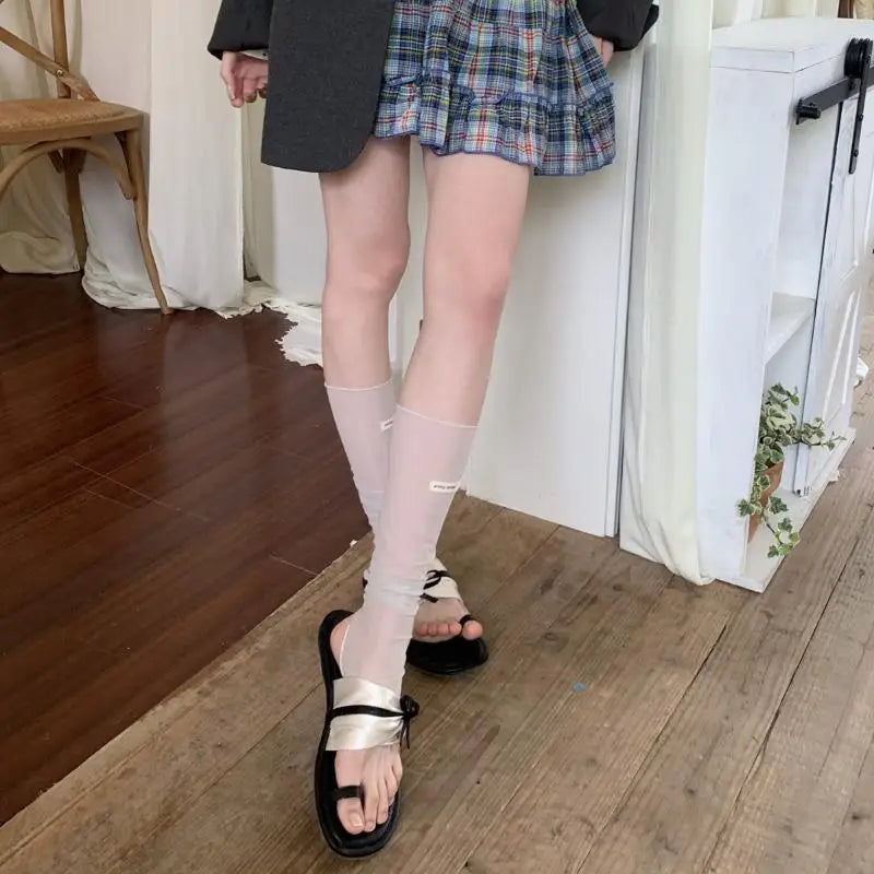 Women's Sheer Mesh Leg Warmers – Ballet Calf Sleeves Mesh Leg Warmers Axl