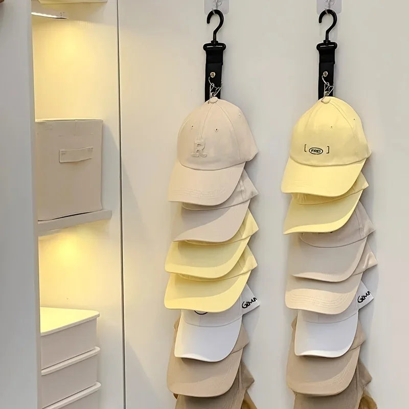 Stainless Steel Hat Rack – Wall-Mounted Hat & Cap Organizer Wall Hat Rack Axl