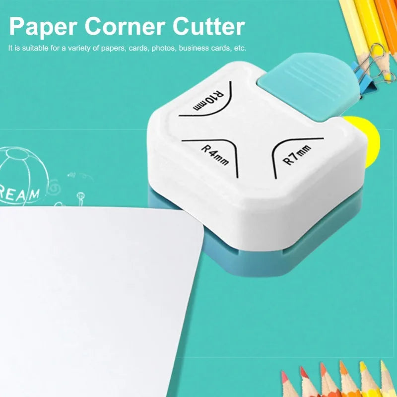 3-in-1 Corner Rounder Punch R4 R7 R10mm – Paper & Card Trimmer Corner Rounder Punch Axl