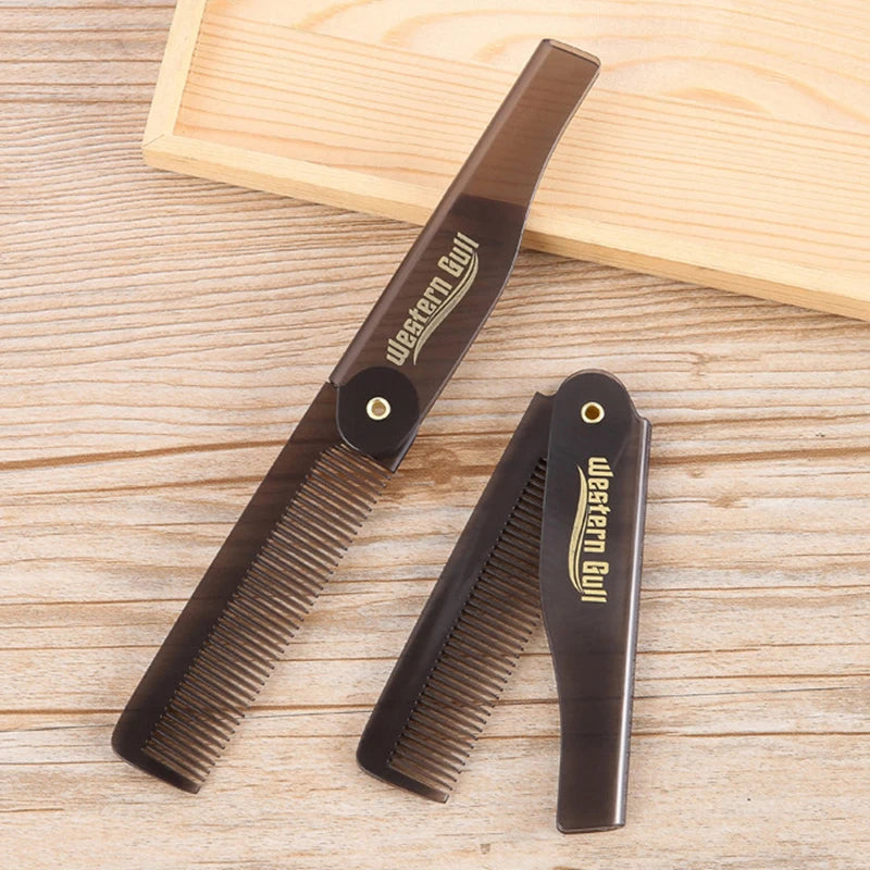 Portable Foldable Pocket Comb – Beard & Hair Styling Tool Foldable Hair Comb Axl
