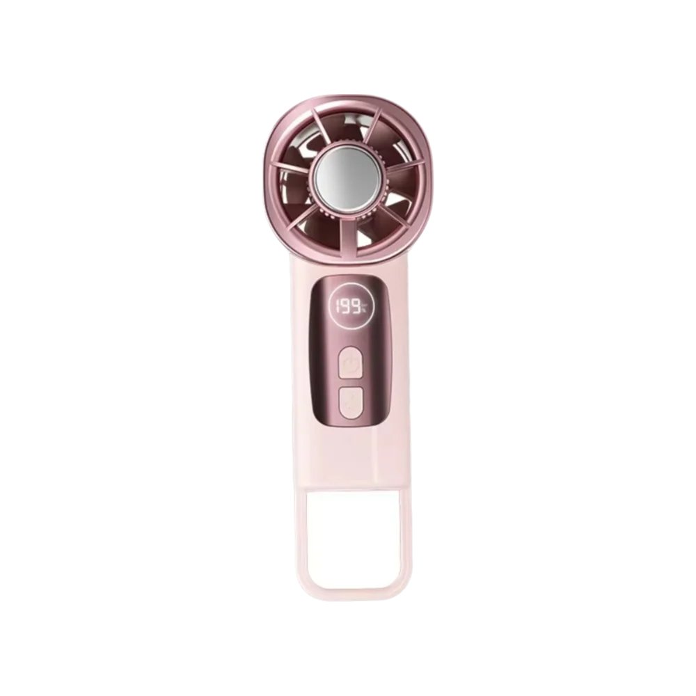 199-Speed TEC Cooling Handheld Fan – USB Rechargeable Mini Fan Handheld Cooling Fan Axl Pink