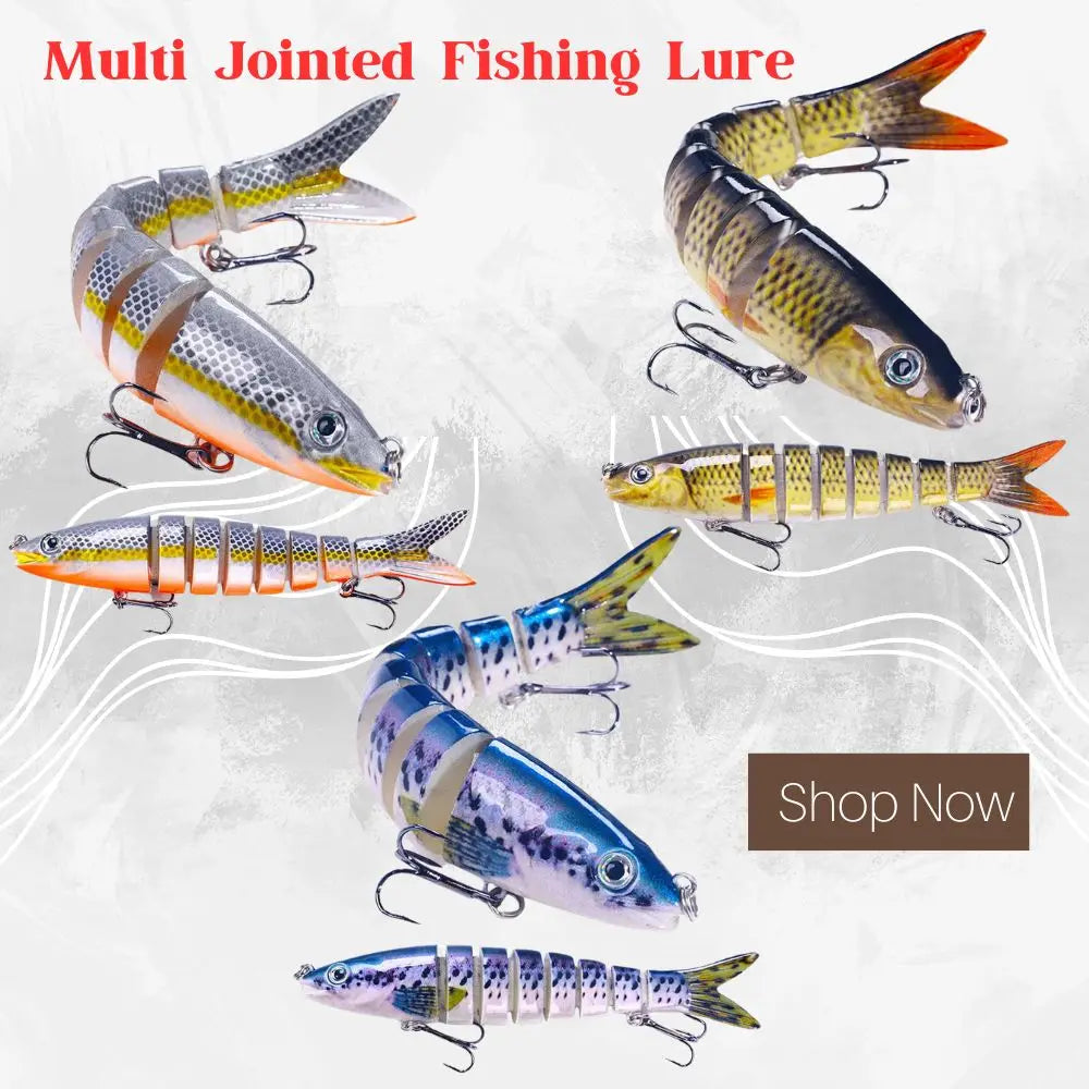 Multi-Jointed Swimbait Fishing Lure 13.4cm | Fresh & Saltwater Swimbait Fishing Lure Axl