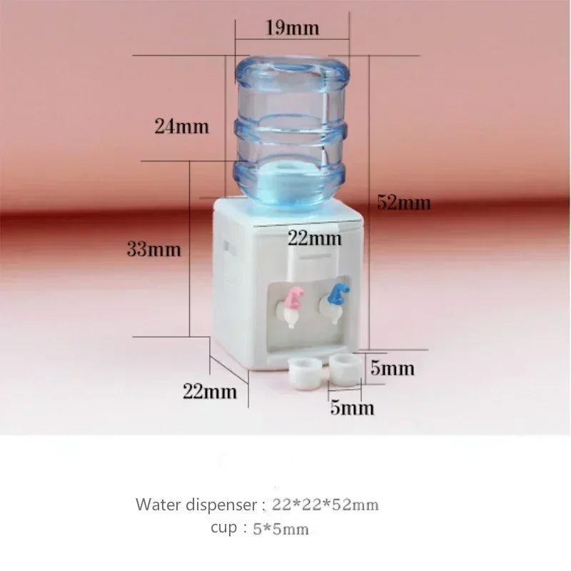 1:12 Dollhouse Miniature Water Dispenser – Life Scene Decor Dollhouse Accessory Axl WHITE