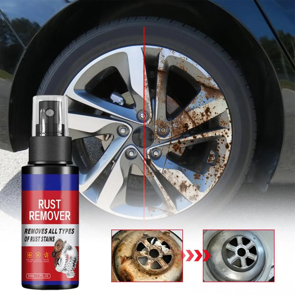 Car Rust Remover Spray – Heavy Duty Metal & Auto Cleaner 50ml Rust Remover Spray Axl