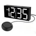 LED Digital Alarm Clock – Minimalist Bedside Desk Clock LED Alarm Clock Axl White