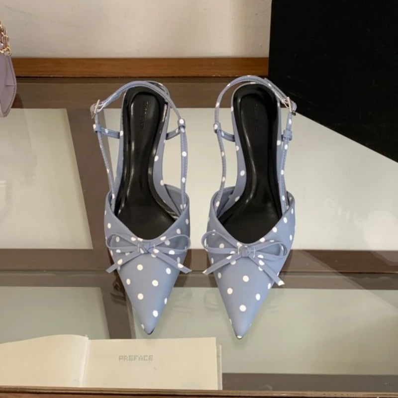 Women's Satin Butterfly-Knot High Heel Sandals | Party Mules High Heel Sandals Axl GRAY 39