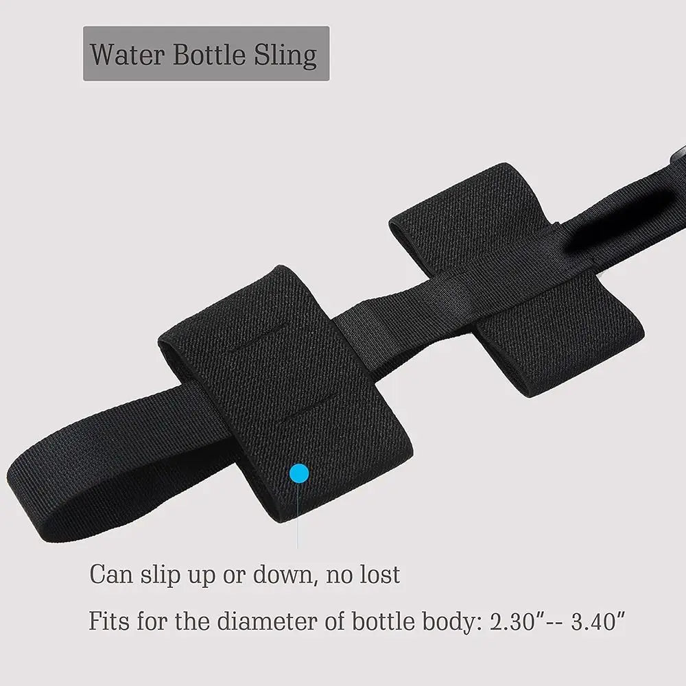 Universal Water Bottle Carrier Sling – Adjustable Shoulder Strap Bottle Carrier Sling Axl