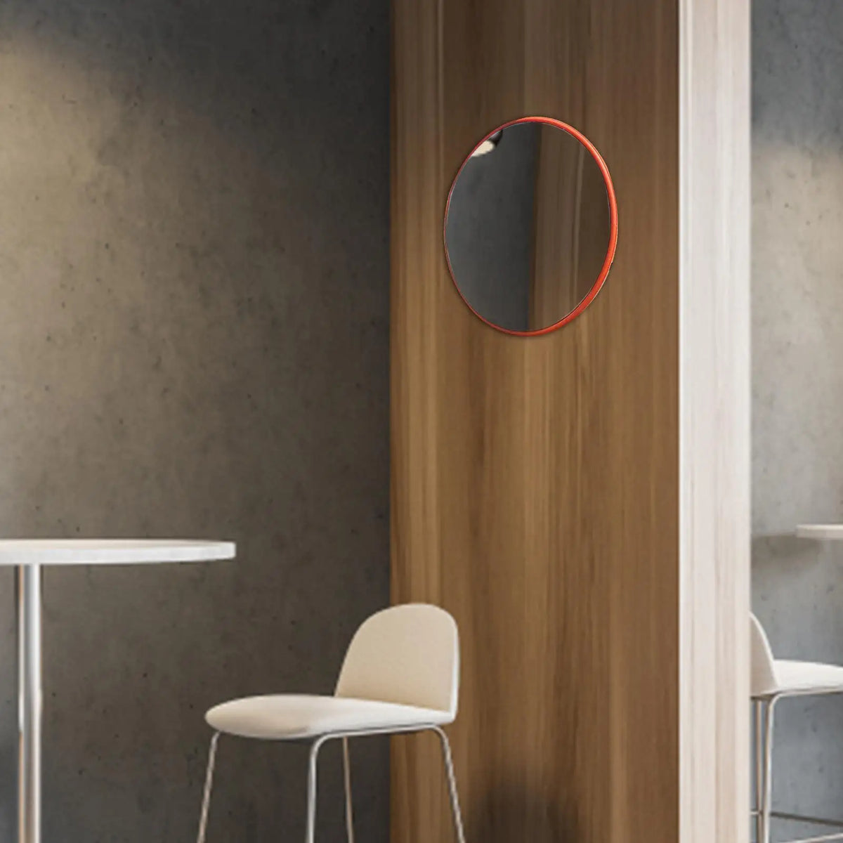 30cm Wide-Angle Convex Security Mirror – Road & Indoor Safety Convex Safety Mirror Axl