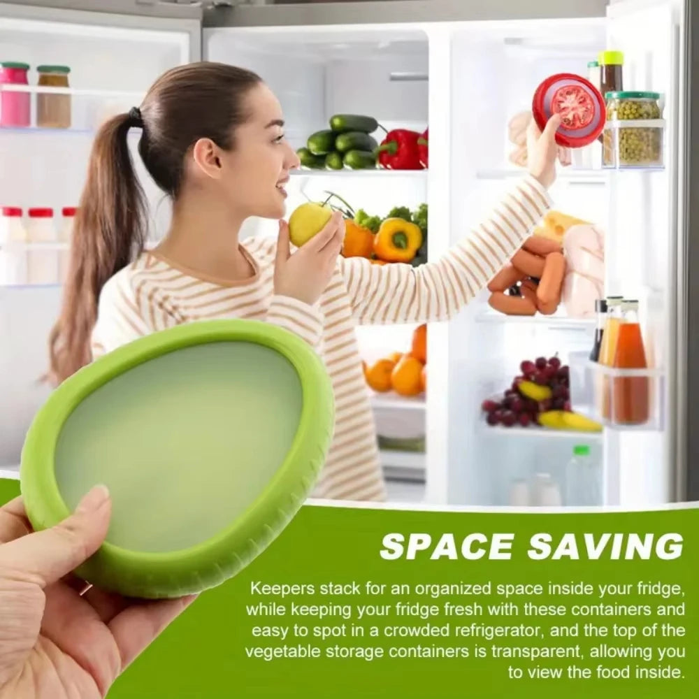 KEMORELA Silicone Food Storage Container – Stackable & Leak Proof Food Storage Container Axl