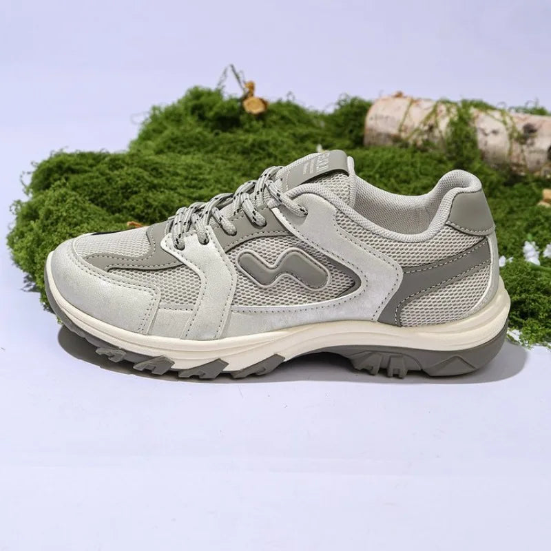 VKJF Women's Multicolor Lace-Up Thick-Sole Casual Sneakers Women's Casual Sneakers Axl