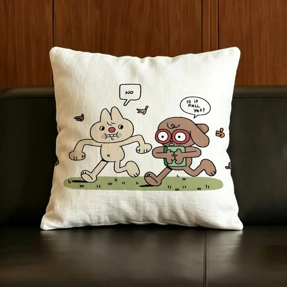 Natural Linen Cushion Cover Set | Printed Pillow Cover 6 Sizes Linen Cushion Cover Axl White4 30X30cm