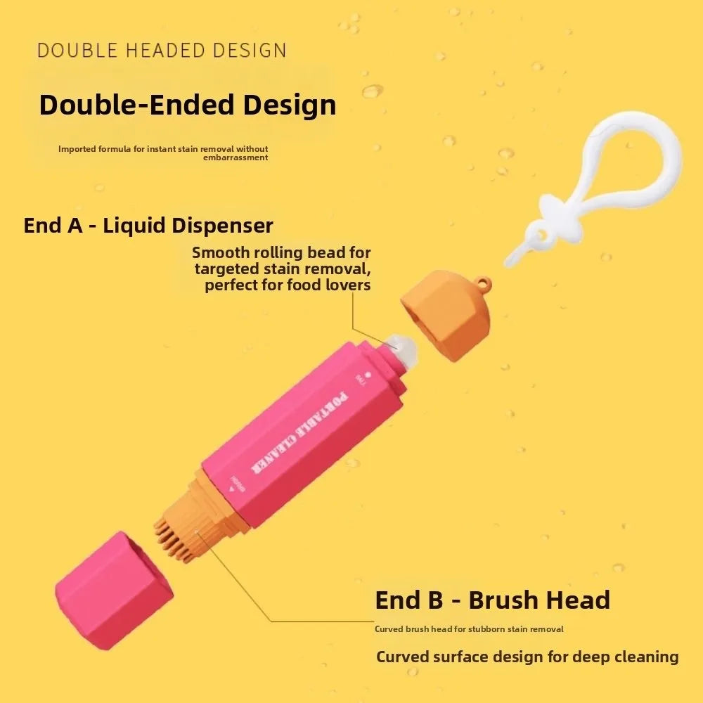 15ml Portable Stain Remover Pen – Double-Head Brush Tip Stain Remover Pen Axl