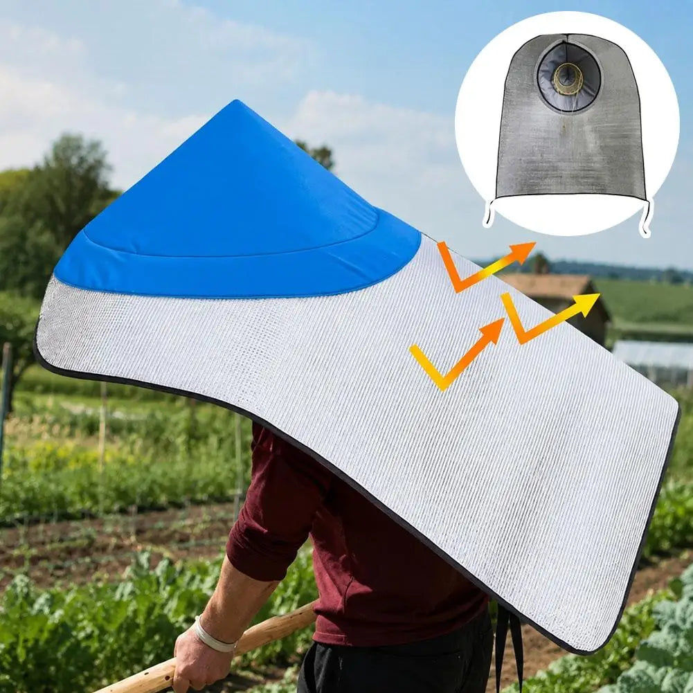 Wide Brim Sun Hat with Neck Cover – UV & Rain Protection Sun Hat Axl
