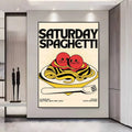 Retro Pop Cartoon Food Poster – Waterproof Self-Adhesive Wall Art Wall Art Poster Axl z20 40X50cmNoframe