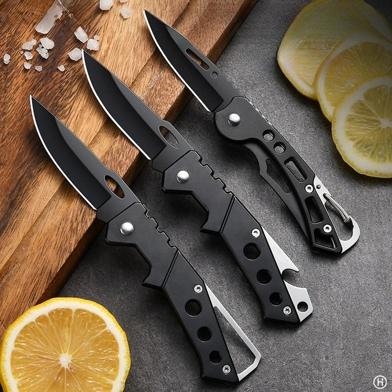 PLYS All-Steel EDC Folding Pocket Knife – Carbon Steel Blade Folding Pocket Knife Axl