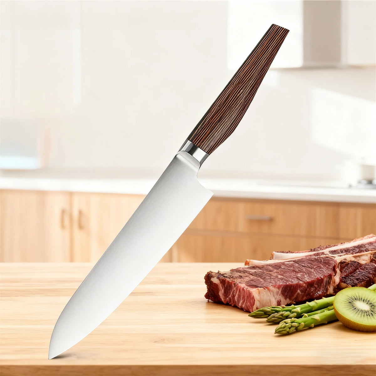 Professional Chef Knife – Sharp Stainless Steel Non-Slip Handle Chef Knife Axl