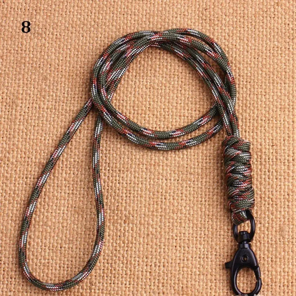Paracord Keychain Lanyard – Triangle Buckle & Carabiner Clip Paracord Keychain Lanyard Axl 8