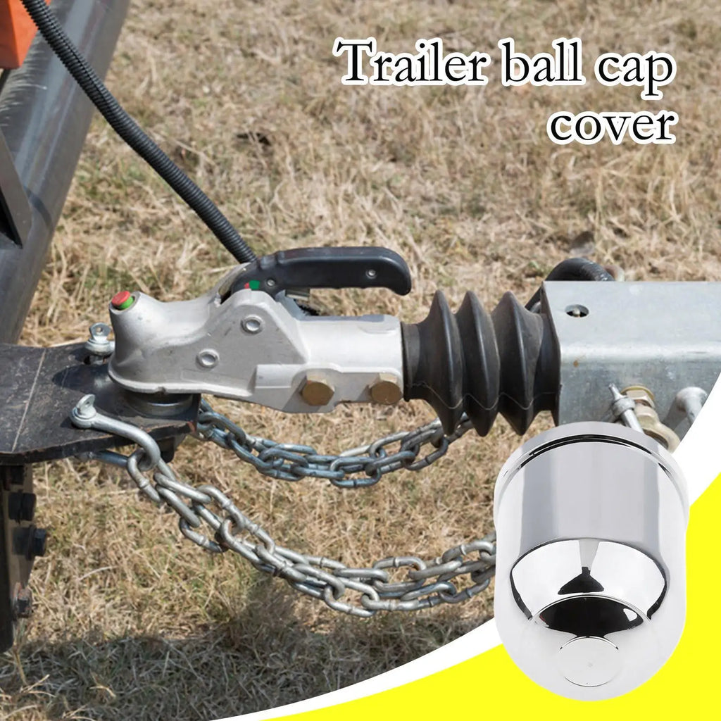 Universal Trailer Hitch Ball Cover with Elastic Clips | ABS Trailer Hitch Cover Axl