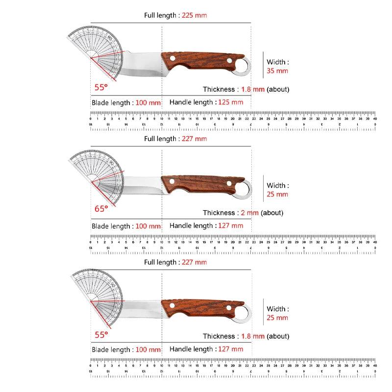 InLeung Hand Forged Boning Knife – Stainless Steel 10" Boning Kitchen Knife Axl