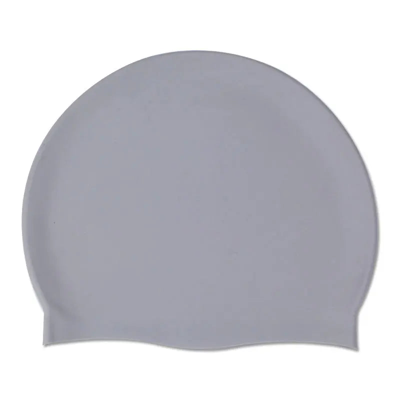 Silicone Swimming Cap – Waterproof Swim Hat for Men & Women Swim Cap Axl One Size gray