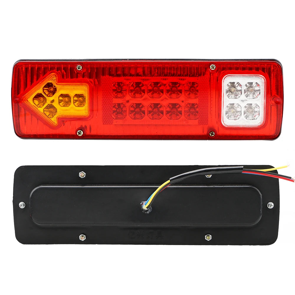 19 LED Tail Light Assembly – Turn Signal & Stop Light 12V 24V LED Tail Light Axl