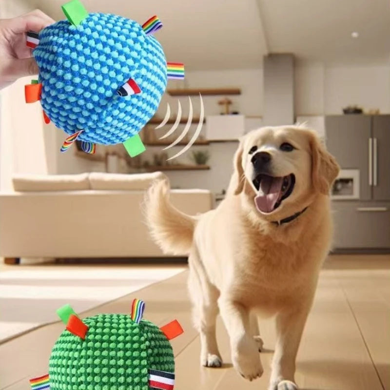 Interactive Dog Training Ball with Bell – Fetch Toy for Dogs Dog Fetch Toy Axl
