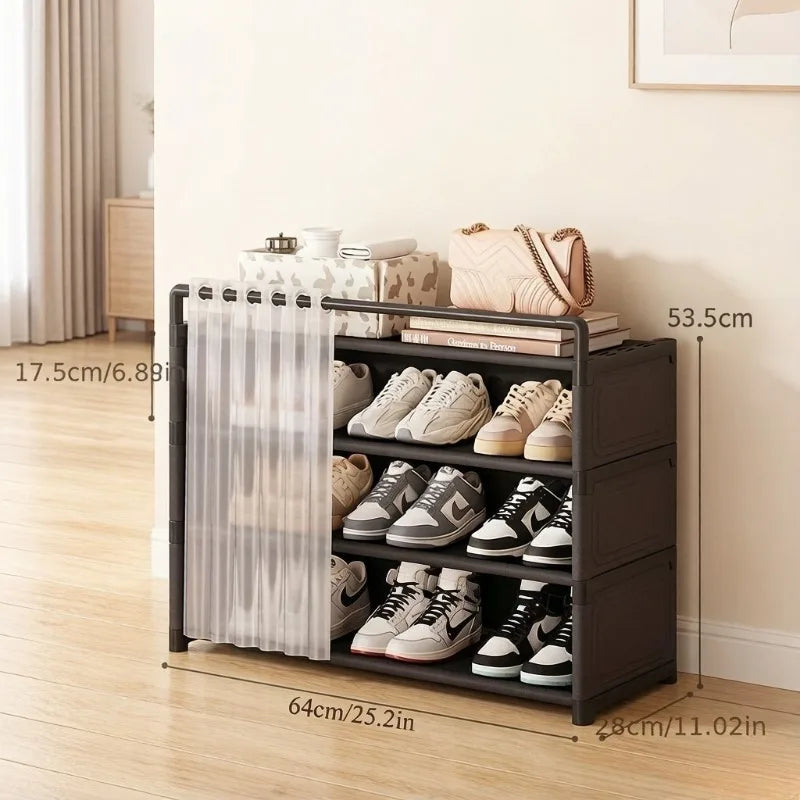 Dustproof Foldable Shoe Rack – Multi-Layer Storage Shelf Shoe Storage Rack Axl