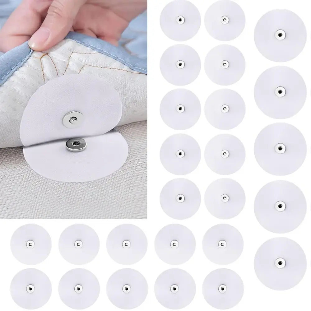 Duvet Cover Snap Clips 16 Pc – Iron-On Corner Fasteners Bedding Fasteners Axl