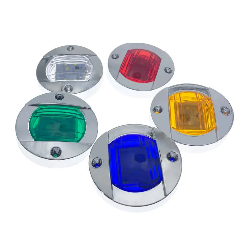 DC 12V/24V Marine LED Stern Light – Round IP67 Boat Tail Lamp Marine LED Light Axl