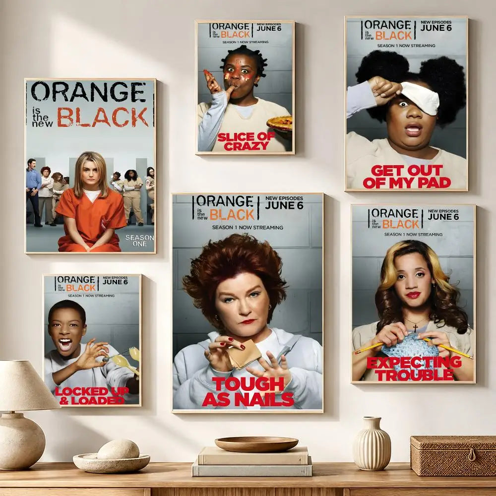 Orange Is the New Black Poster – HD Waterproof Wall Sticker Wall Poster Sticker Axl