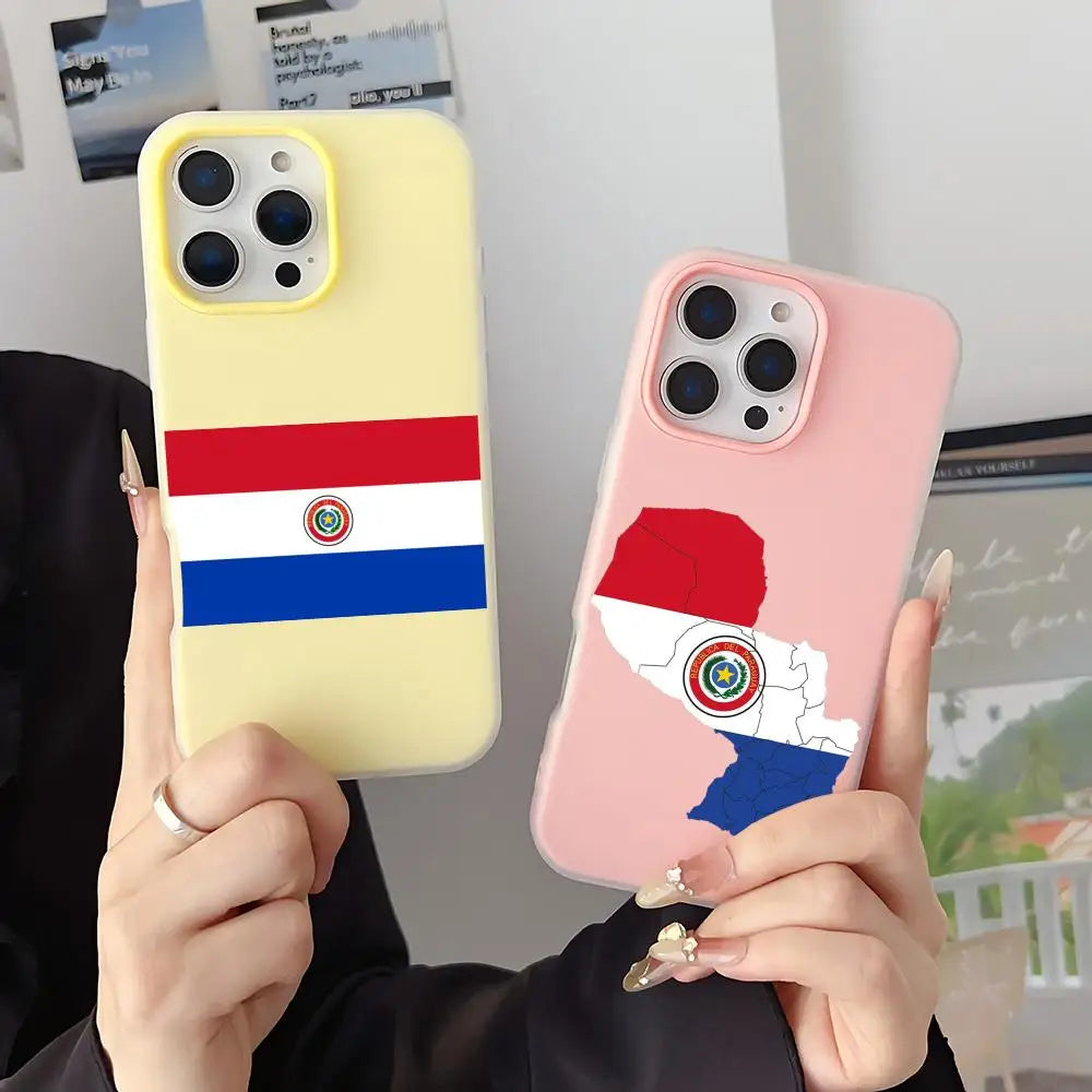 Paraguay Flag iPhone Case 2-in-1 Card Holder | iPhone 13–17 Phone Case Axl