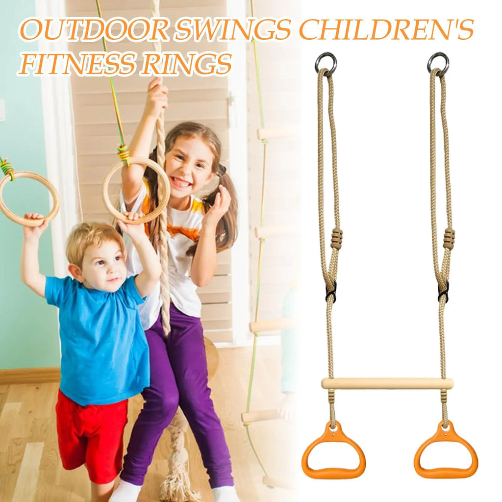 Ergonomic Monkey Bar Trapeze Swing for Kids & Adults Trapeze Swing Bar Axl