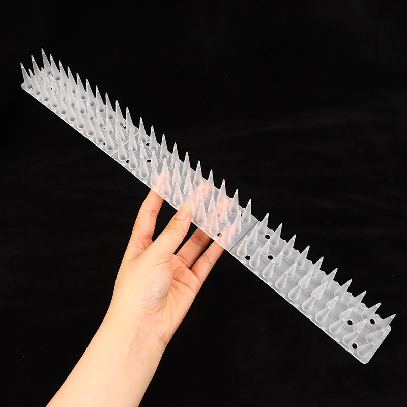 Transparent Plastic Bird Repellent Spikes | Garden Fence Deterrent Bird Deterrent Spikes Axl