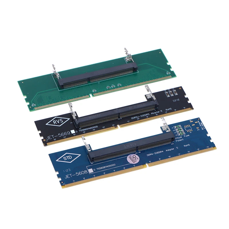 DDR3 DDR4 DDR5 SO-DIMM to Desktop DIMM Memory Adapter Card Memory Adapter Card Axl