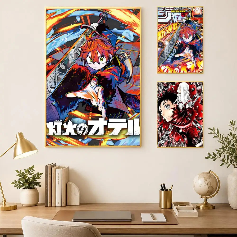 Deadman Wonderland Anime HD PVC Self-Stick Wall Poster Anime Wall Poster Axl