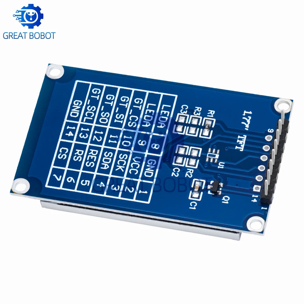 1.77" TFT LCD Screen Module 128×160 SPI Color Display LCD Display Module Axl