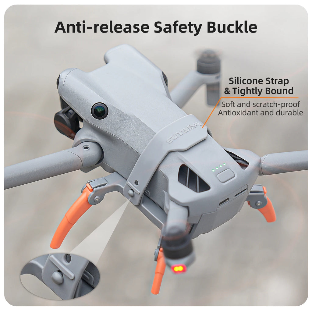 Landing Gear for DJI Mini 5 Pro – +30mm Height Boost Drone Landing Gear Axl