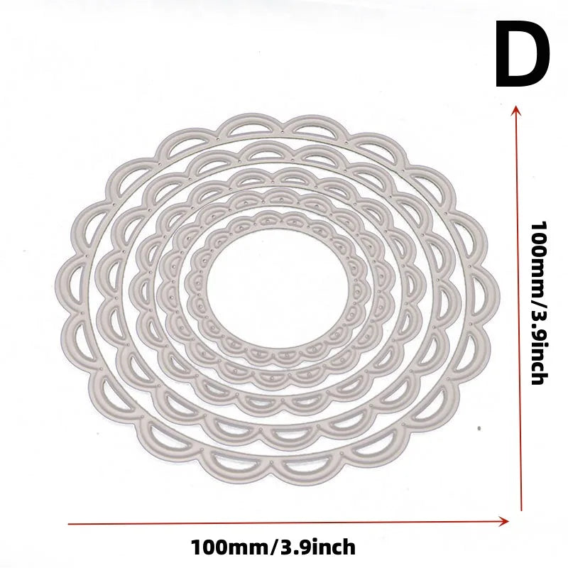 Pentagram Geometric Scrapbooking Cutting Dies – Carbon Steel Set Scrapbooking Cutting Dies Axl