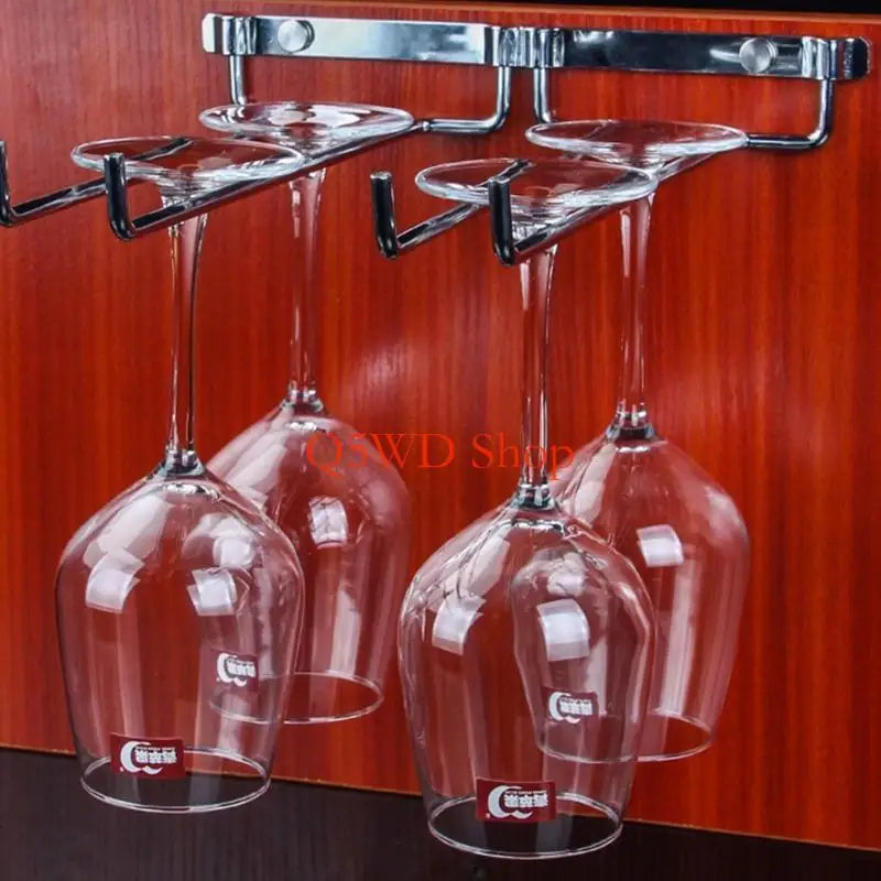 Metal Wine Glass Rack – Wall Mounted Kitchen & Bar Holder Wine Glass Rack Axl