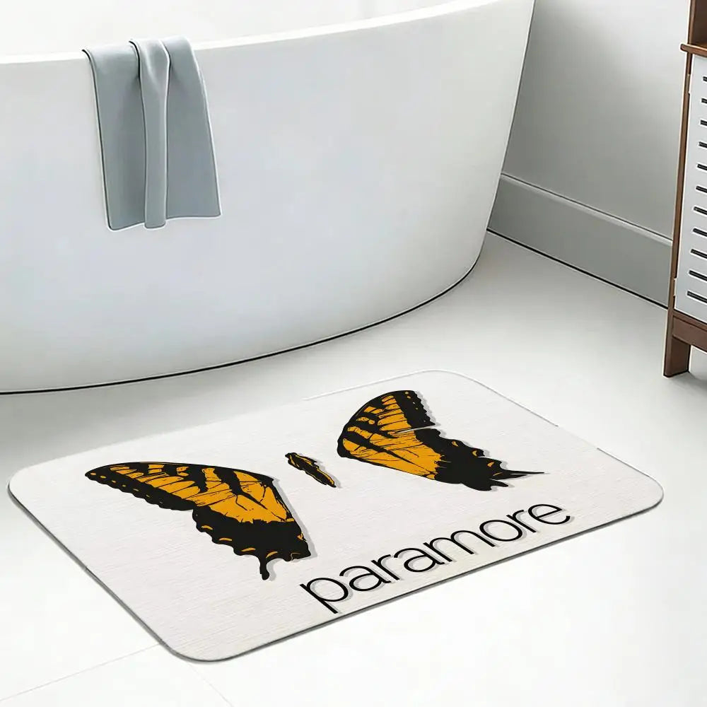 Diatomite Bath Mat – Quick-Dry, Anti-Slip Rock Band Design Bath Mat Axl